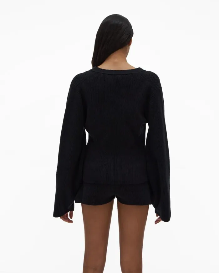 Sweaters Women Helmut Lang Cozy Cardigan Black