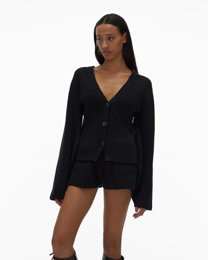 Sweaters Women Helmut Lang Cozy Cardigan Black