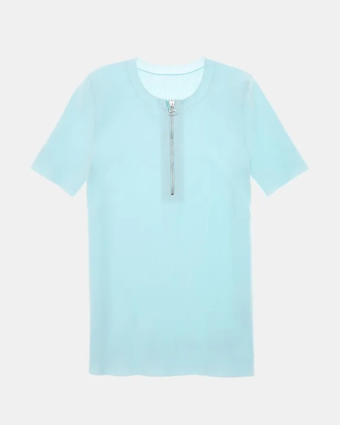 Sweaters Women Helmut Lang Essential Zip Tee Foam