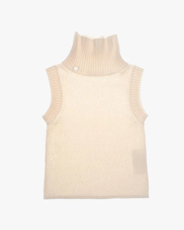 Sweaters Women Helmut Lang Turtleneck Tank Muslin