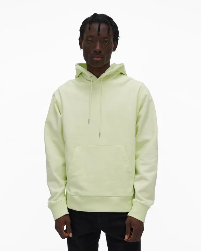 Sweatshirts Men Helmut Lang Aviator Hoodie Electric Green