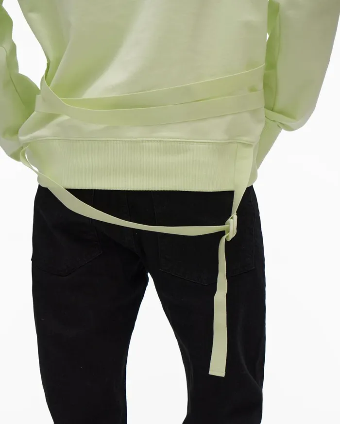 Sweatshirts Men Helmut Lang Aviator Hoodie Electric Green