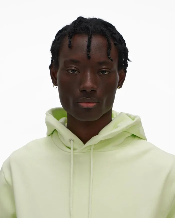 Sweatshirts Men Helmut Lang Aviator Hoodie Electric Green