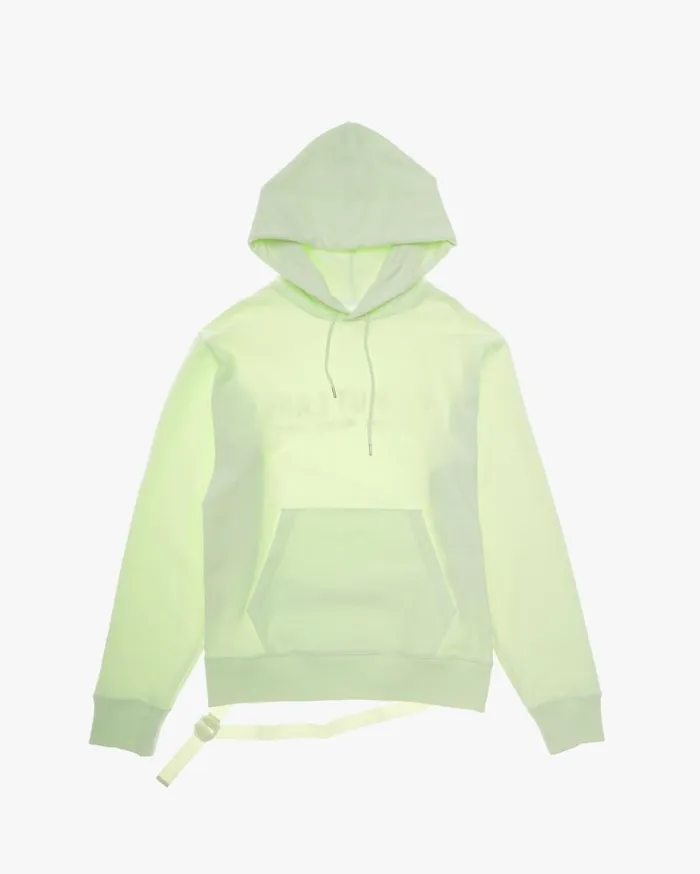 Sweatshirts Men Helmut Lang Aviator Hoodie Electric Green