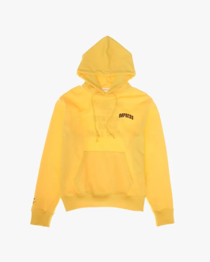 Sweatshirts Men Helmut Lang Impress Hoodie Laser Yellow