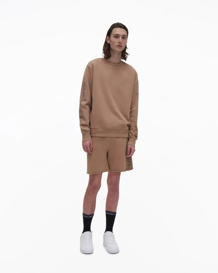 Sweatshirts Men Helmut Lang Older Sweatshirt Noble Tan
