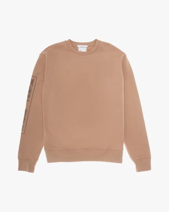 Sweatshirts Men Helmut Lang Older Sweatshirt Noble Tan