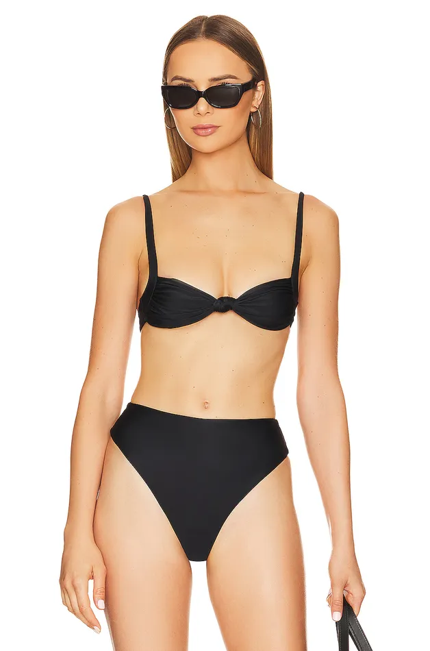 Swimsuits and CoverUps Women Lovers and Friends Abigail Top Black