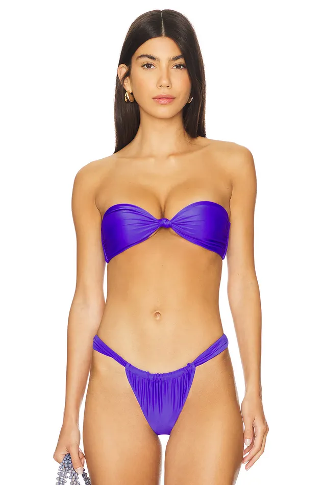 Swimsuits and CoverUps Women Lovers and Friends Adore You Top Inidgo Purple