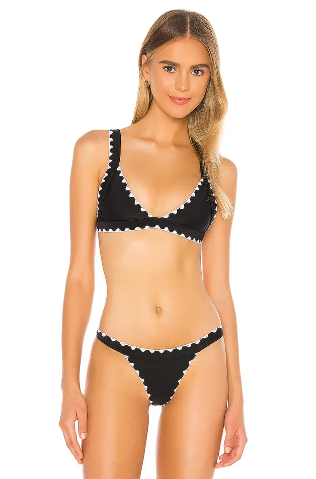 Swimsuits and CoverUps Women Lovers and Friends Adrift Top Black