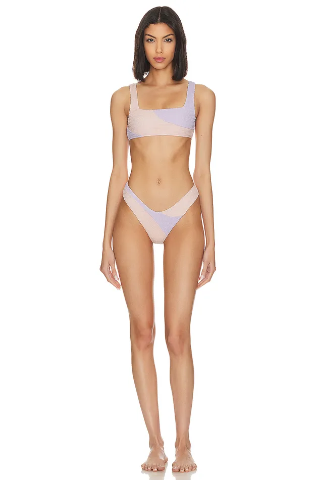Swimsuits and CoverUps Women Lovers and Friends Catcha Wave Bottom Pink and Lilac Swimsuits and CoverUps Women Lovers and Friends Catcha Wave Bottom Pink and Lilac