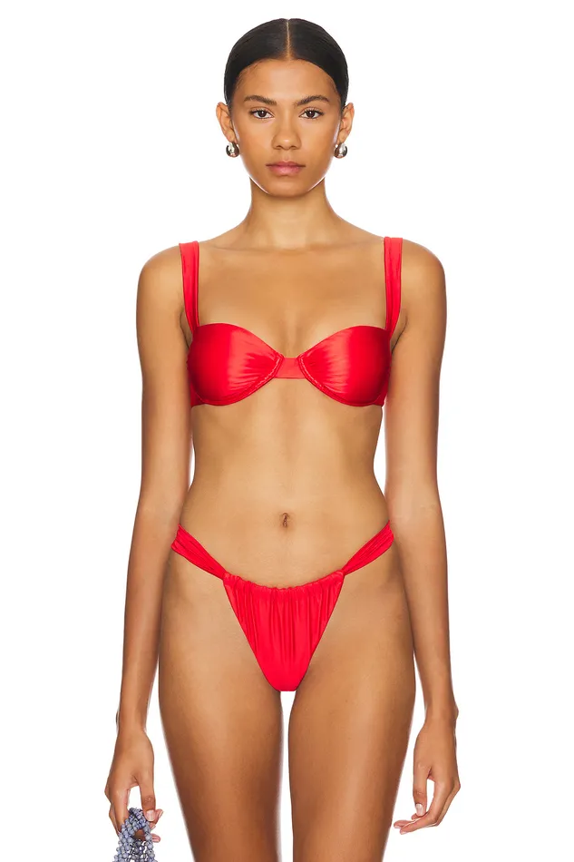 Swimsuits and CoverUps Women Lovers and Friends Chasing Sunsets Top Red