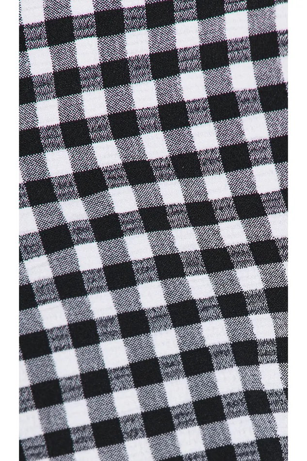 Swimsuits and CoverUps Women Lovers and Friends Check Me Out Bottom Black Gingham Swimsuits and CoverUps Women Lovers and Friends Check Me Out Bottom Black Gingham