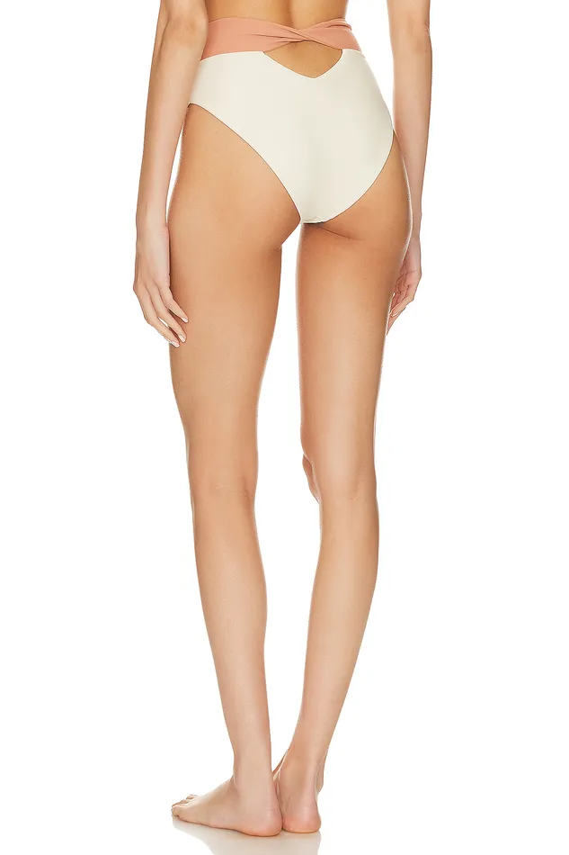 Swimsuits and CoverUps Women Lovers and Friends Daytona High Waist Bottom Cream and Honey Swimsuits and CoverUps Women Lovers and Friends Daytona High Waist Bottom Cream and Honey