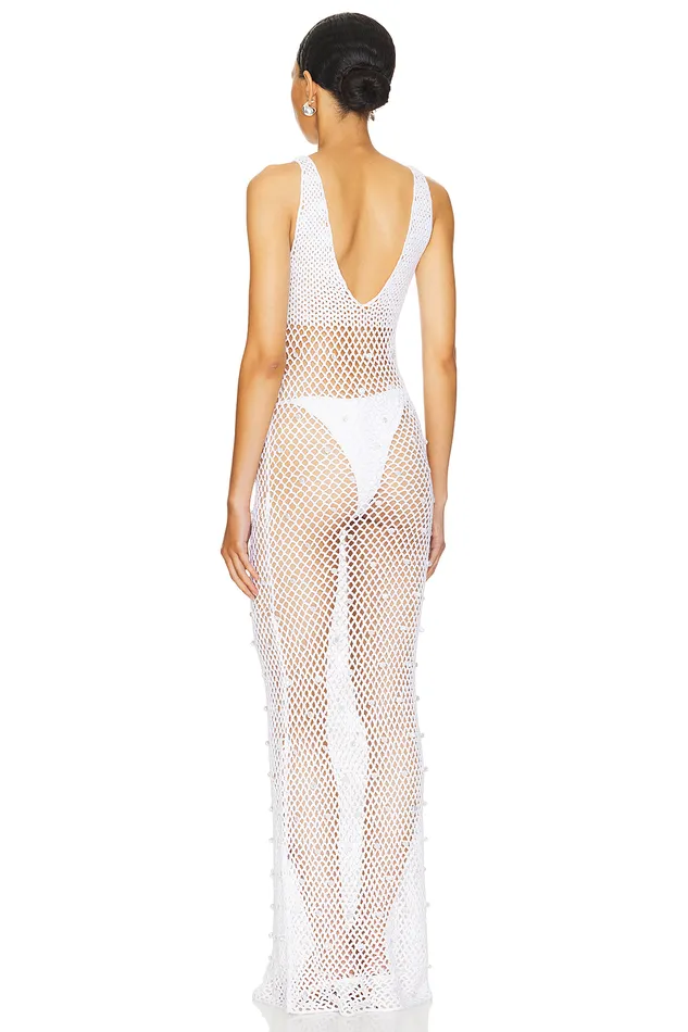 Swimsuits and CoverUps Women Lovers and Friends Ester Maxi Dress Ivory Swimsuits and CoverUps Women Lovers and Friends Ester Maxi Dress Ivory