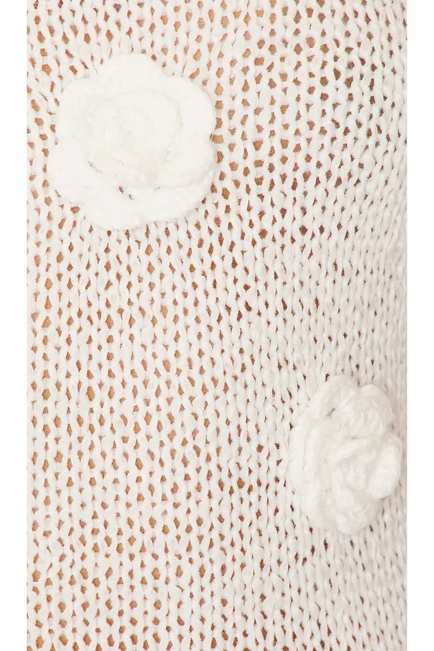 Swimsuits and CoverUps Women Lovers and Friends Everla Rosette Midi Dress Ivory Swimsuits and CoverUps Women Lovers and Friends Everla Rosette Midi Dress Ivory