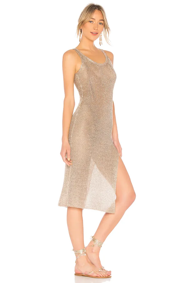 Swimsuits and CoverUps Women Lovers and Friends Fiona Dress Rose Gold Swimsuits and CoverUps Women Lovers and Friends Fiona Dress Rose Gold