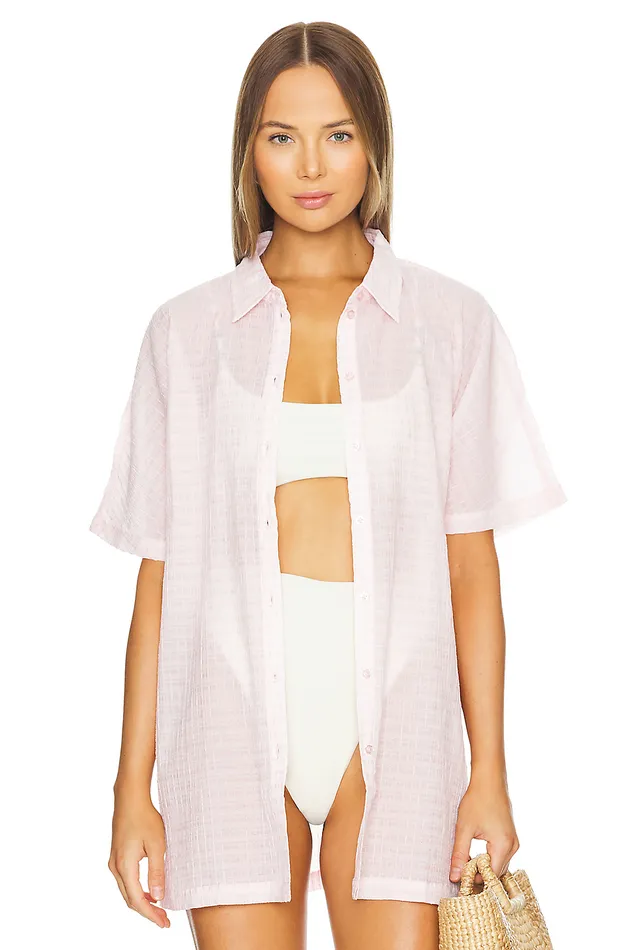 Swimsuits and CoverUps Women Lovers and Friends Frankie Top Light Pink