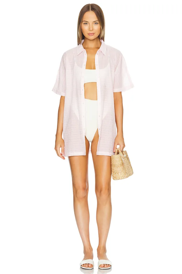 Swimsuits and CoverUps Women Lovers and Friends Frankie Top Light Pink Swimsuits and CoverUps Women Lovers and Friends Frankie Top Light Pink
