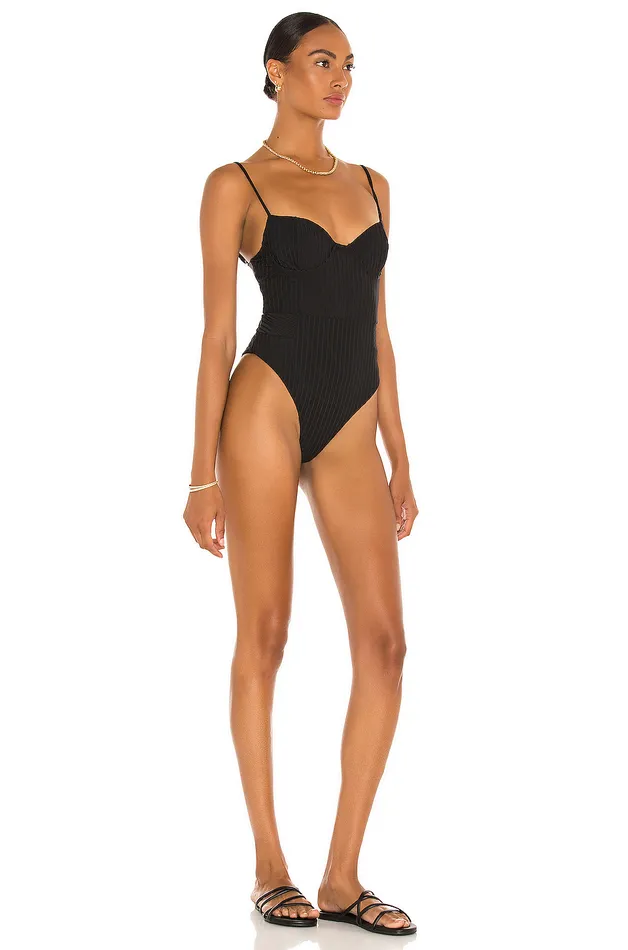 Swimsuits and CoverUps Women Lovers and Friends Gage One Piece Black Swimsuits and CoverUps Women Lovers and Friends Gage One Piece Black