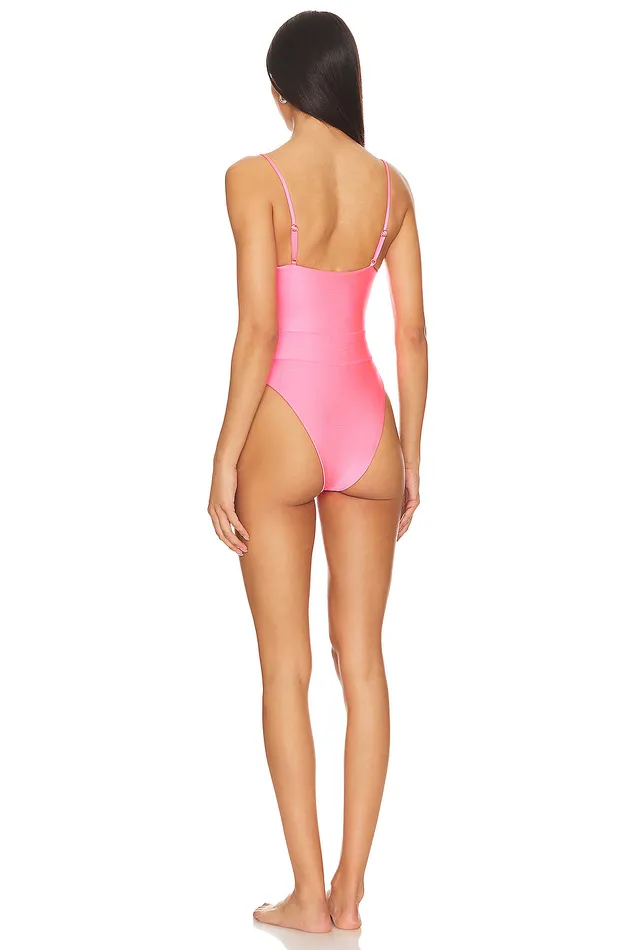Swimsuits and CoverUps Women Lovers and Friends Gage One Piece Candy Pink Swimsuits and CoverUps Women Lovers and Friends Gage One Piece Candy Pink