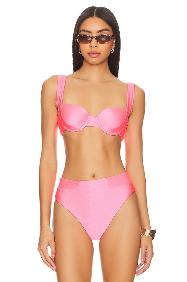 Swimsuits and CoverUps Women Lovers and Friends Karina Top Candy Pink