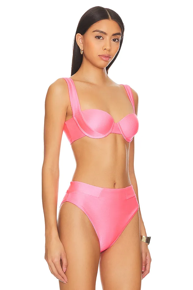 Swimsuits and CoverUps Women Lovers and Friends Karina Top Candy Pink Swimsuits and CoverUps Women Lovers and Friends Karina Top Candy Pink