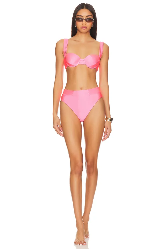 Swimsuits and CoverUps Women Lovers and Friends Karina Top Candy Pink Swimsuits and CoverUps Women Lovers and Friends Karina Top Candy Pink