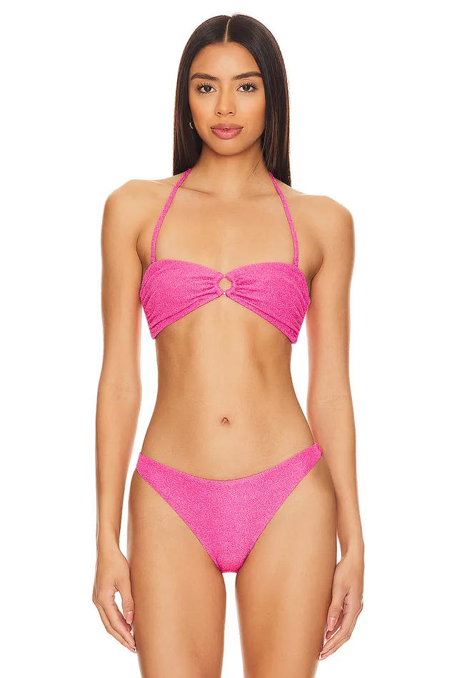 Swimsuits and CoverUps Women Lovers and Friends Love Your Way Top Hot Pink