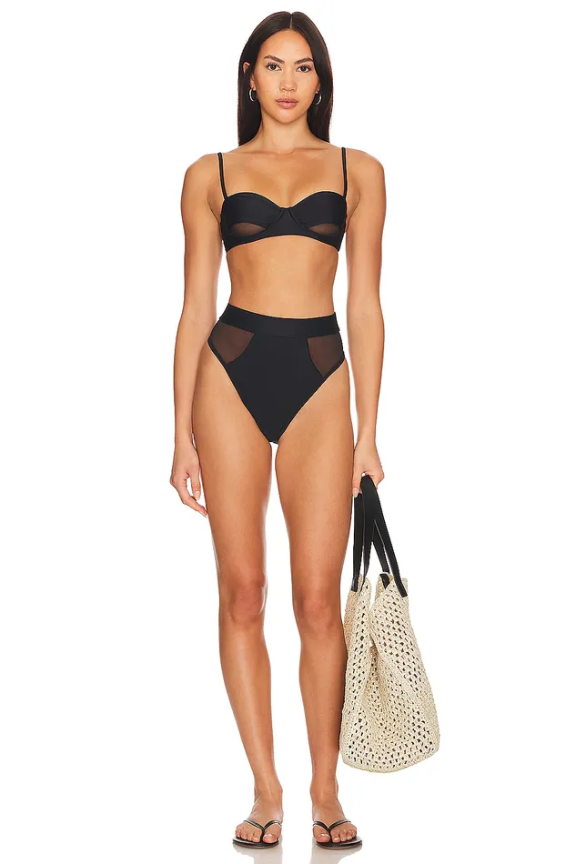 Swimsuits and CoverUps Women Lovers and Friends Midnight Ride High Waist Bottom Black Swimsuits and CoverUps Women Lovers and Friends Midnight Ride High Waist Bottom Black