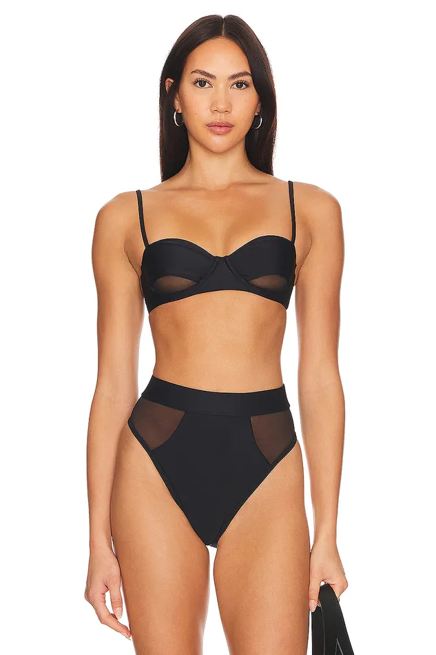 Swimsuits and CoverUps Women Lovers and Friends Midnight Ride Top Black