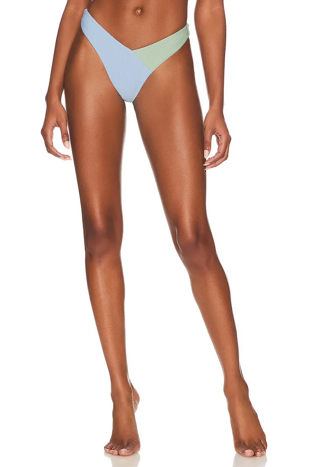 Swimsuits and CoverUps Women Lovers and Friends Pool Party Bottom Sky Blue and Mint Swimsuits and CoverUps Women Lovers and Friends Pool Party Bottom Sky Blue and Mint