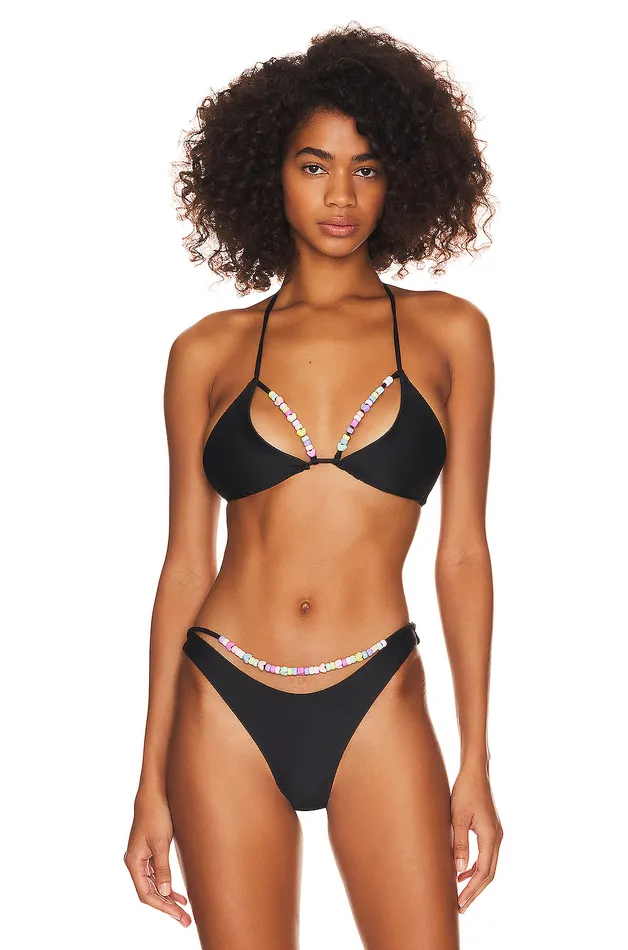 Swimsuits and CoverUps Women Lovers and Friends Set On You Top Black
