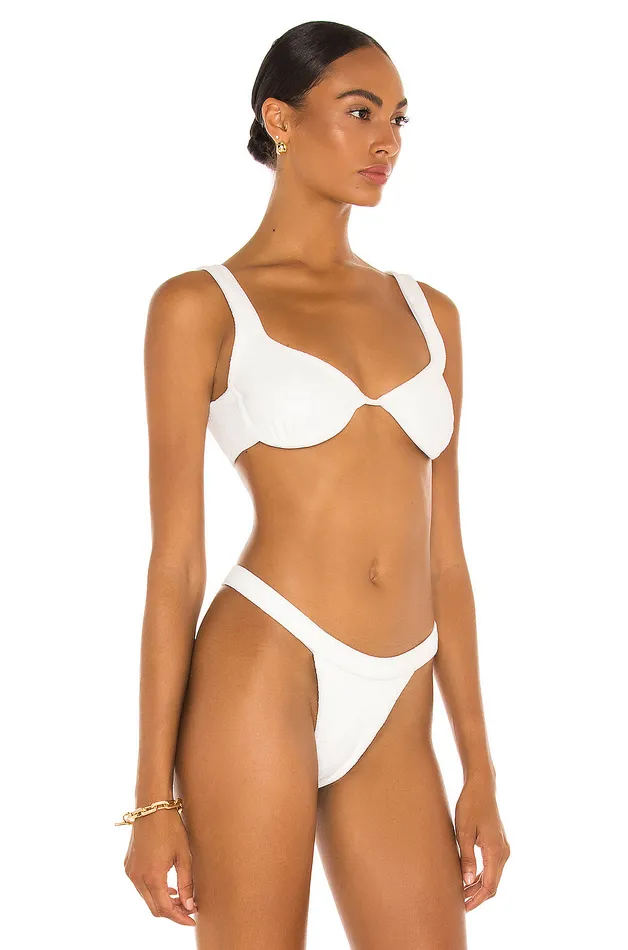 Swimsuits and CoverUps Women Lovers and Friends Skylan Top White