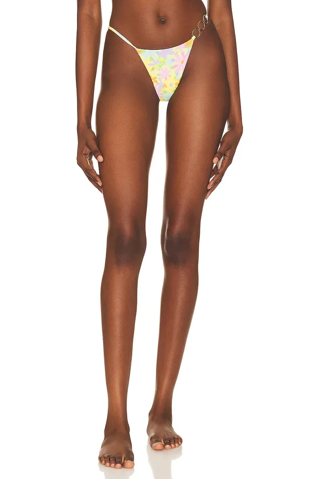 Swimsuits and CoverUps Women Lovers and Friends Summer Glow Bottom Green Blooms Swimsuits and CoverUps Women Lovers and Friends Summer Glow Bottom Green Blooms