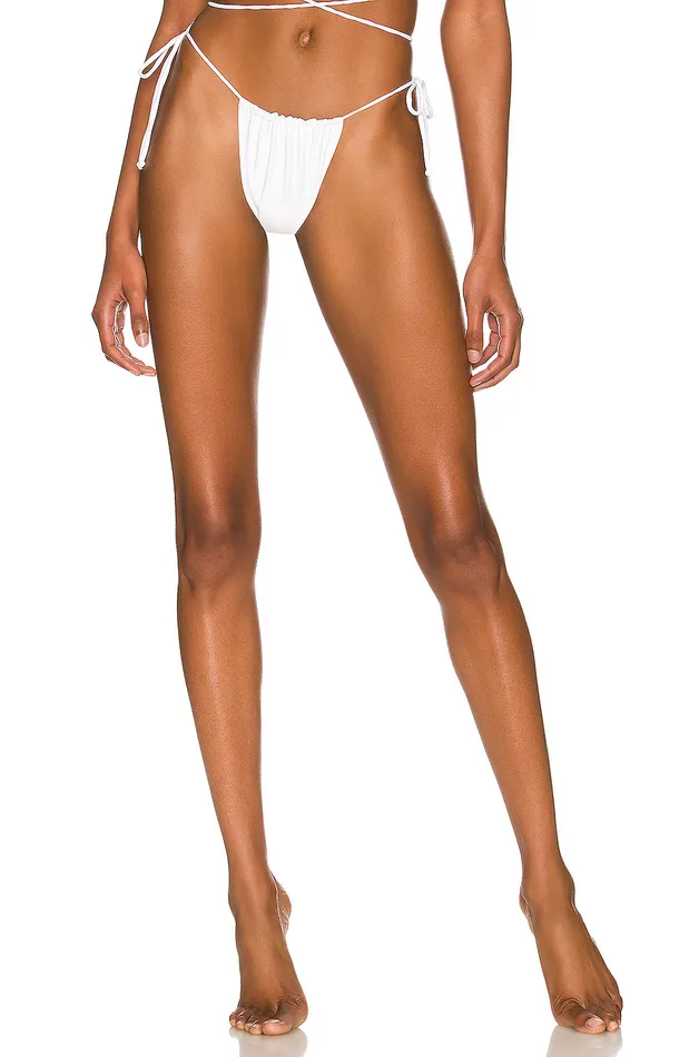 Swimsuits and CoverUps Women Lovers and Friends The Cassie Bottom White