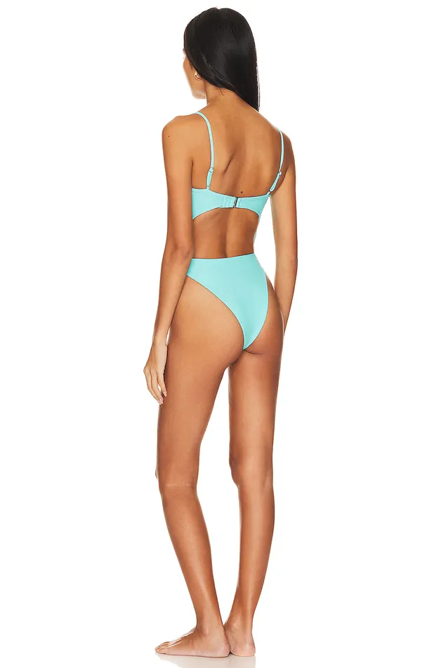 Swimsuits and CoverUps Women Lovers and Friends To My Love One Piece Aqua Blue Swimsuits and CoverUps Women Lovers and Friends To My Love One Piece Aqua Blue