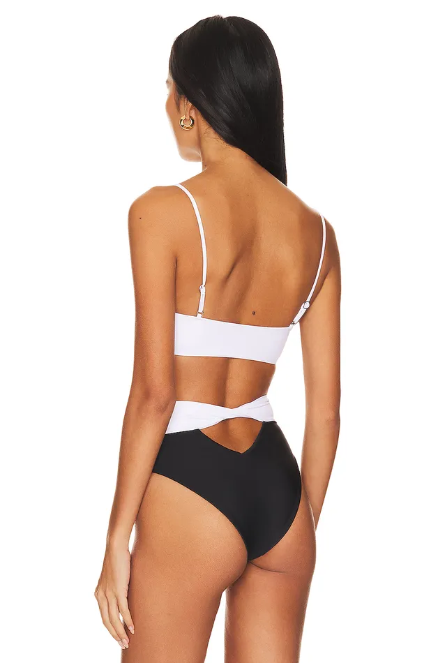 Swimsuits and CoverUps Women Lovers and Friends West Coast Top Black and White Swimsuits and CoverUps Women Lovers and Friends West Coast Top Black and White