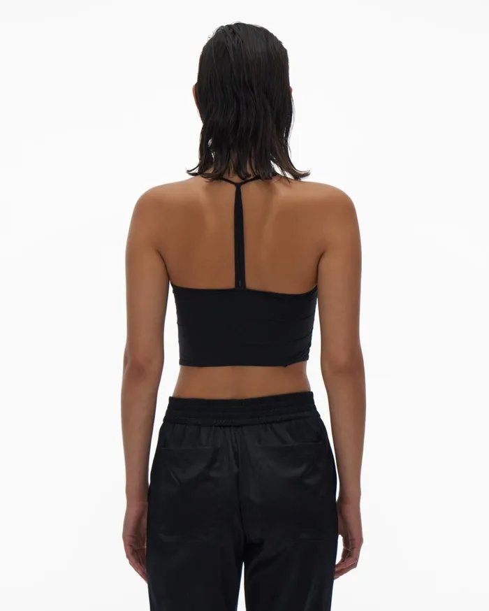 TShirts and Sweatshirts Women Helmut Lang Asymmetric Bra Black