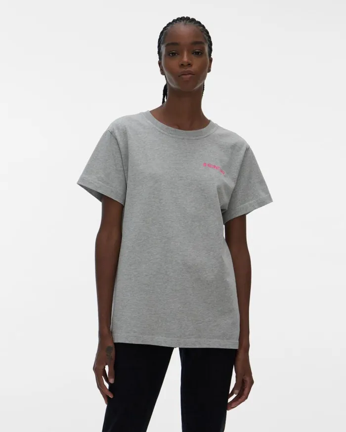 TShirts and Sweatshirts Women Helmut Lang Classic Logo Tee Vapor Heather