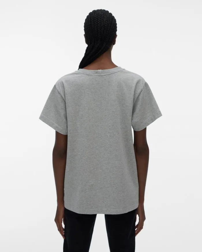 TShirts and Sweatshirts Women Helmut Lang Classic Logo Tee Vapor Heather