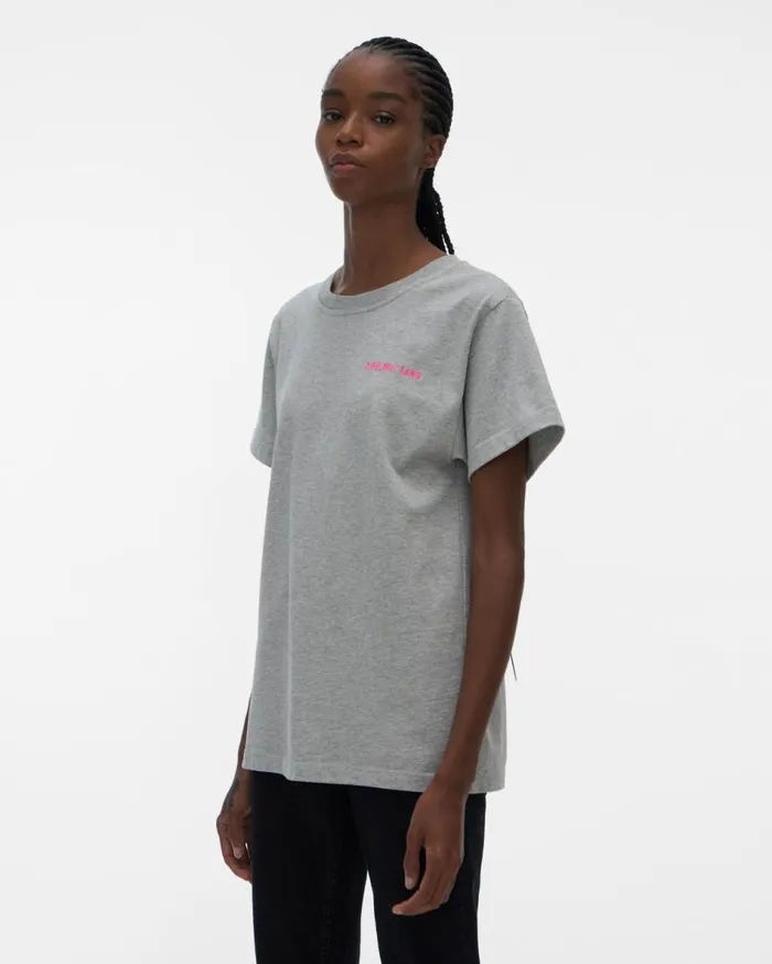 TShirts and Sweatshirts Women Helmut Lang Classic Logo Tee Vapor Heather