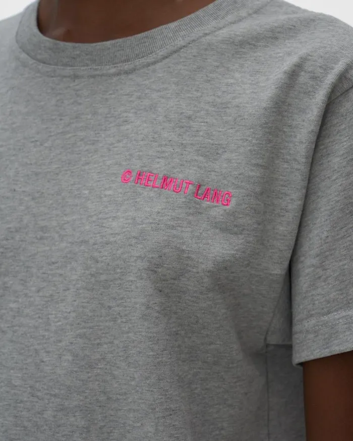 TShirts and Sweatshirts Women Helmut Lang Classic Logo Tee Vapor Heather
