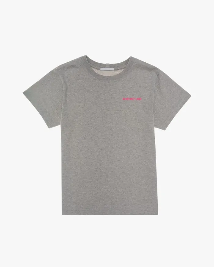 TShirts and Sweatshirts Women Helmut Lang Classic Logo Tee Vapor Heather