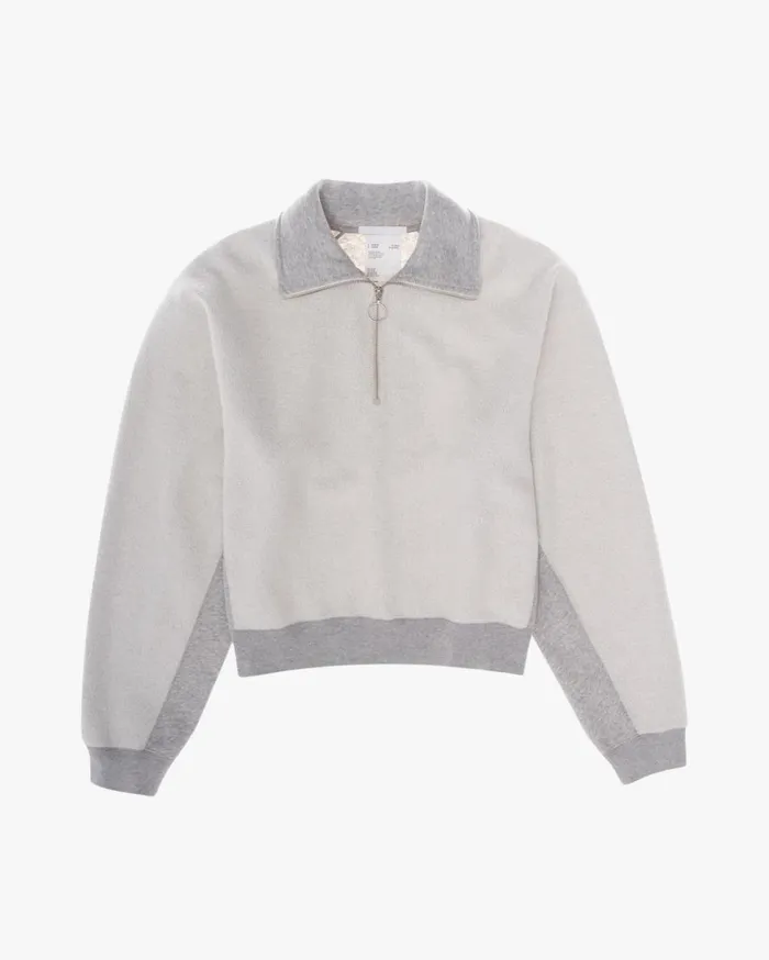 TShirts and Sweatshirts Women Helmut Lang Collared Sweatshirt Vapor Heather