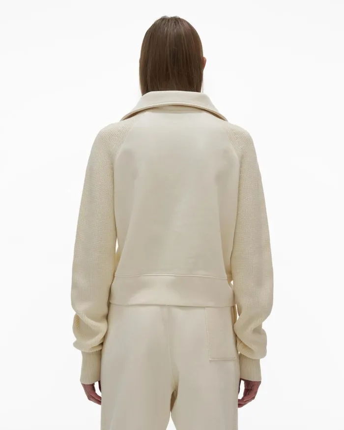 TShirts and Sweatshirts Women Helmut Lang Combo Sweatshirt Ivory