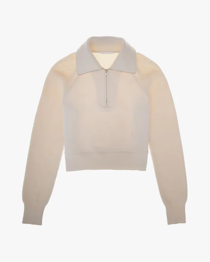TShirts and Sweatshirts Women Helmut Lang Combo Sweatshirt Ivory