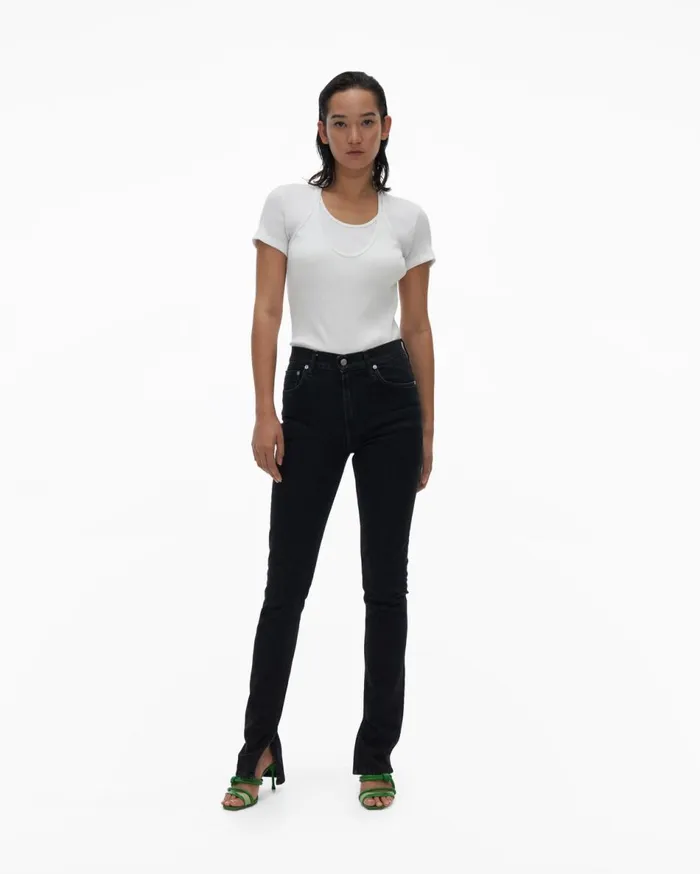 TShirts and Sweatshirts Women Helmut Lang Halter Tee Chalk White