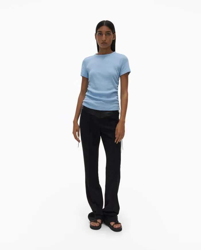 TShirts and Sweatshirts Women Helmut Lang Lacing Top Aquarius