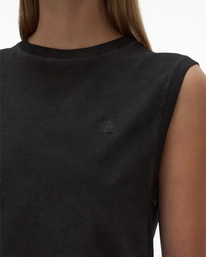 TShirts and Sweatshirts Women Helmut Lang Muscle Tee Charcoal
